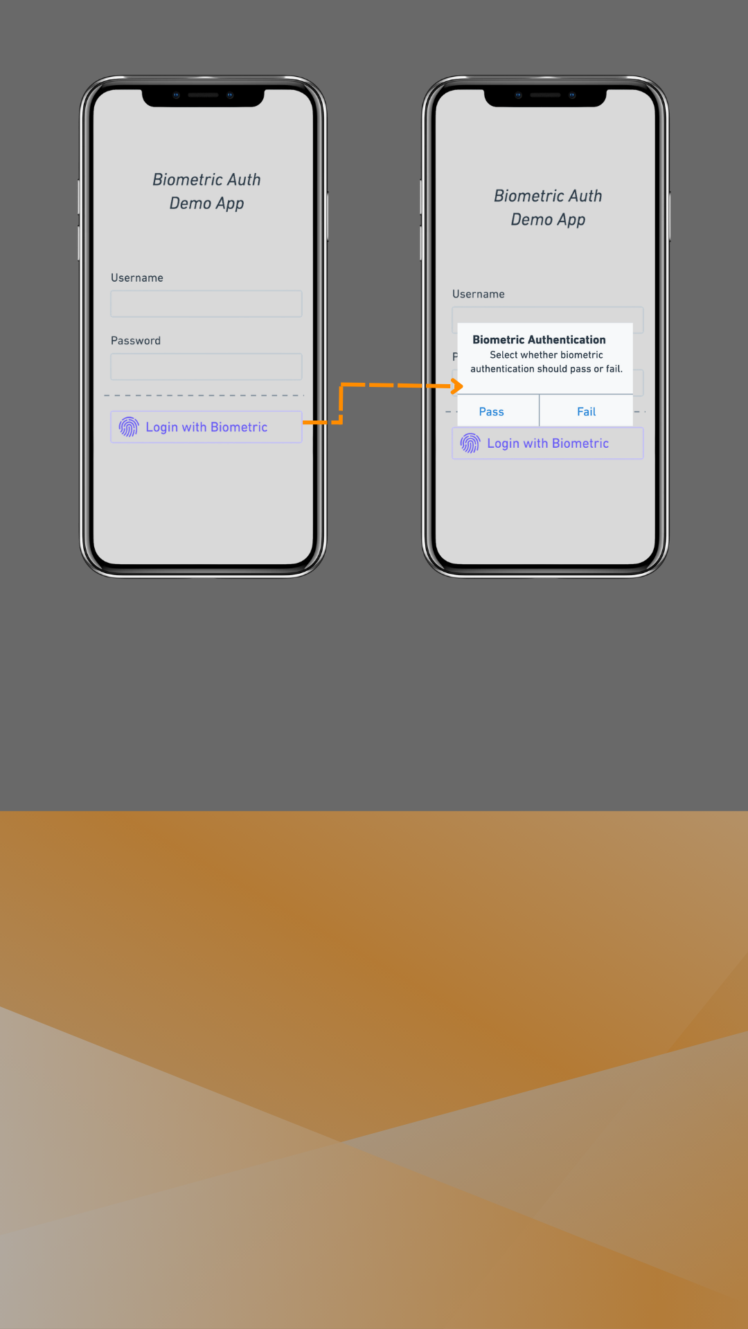 How to test Biometric authentication using Appium?